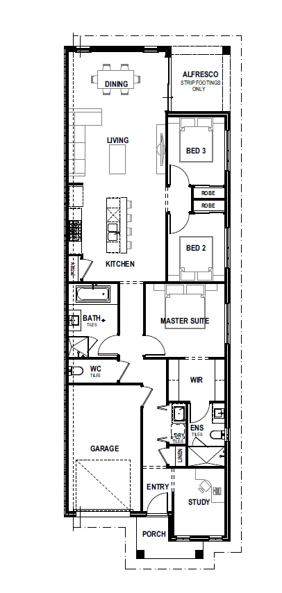 Floor plan - La Vida Homes SA Cutesy