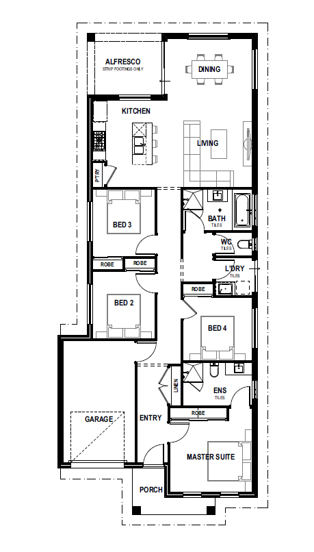 Drip floor plan