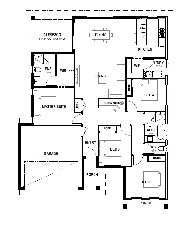 Spicy floor plan