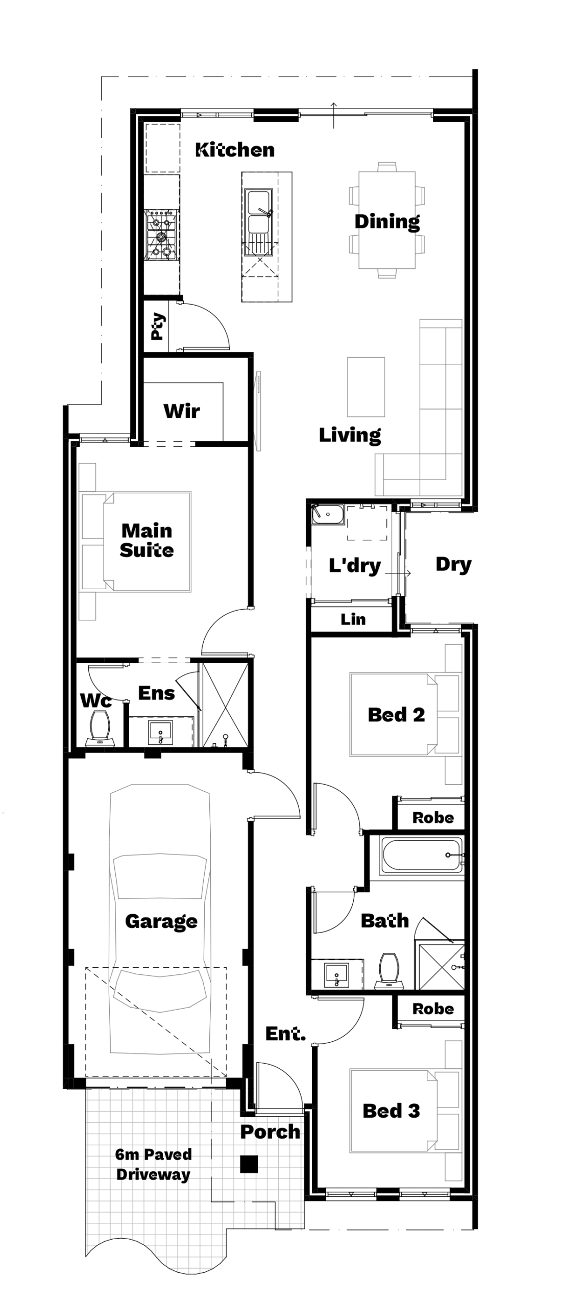 Flex floor plan