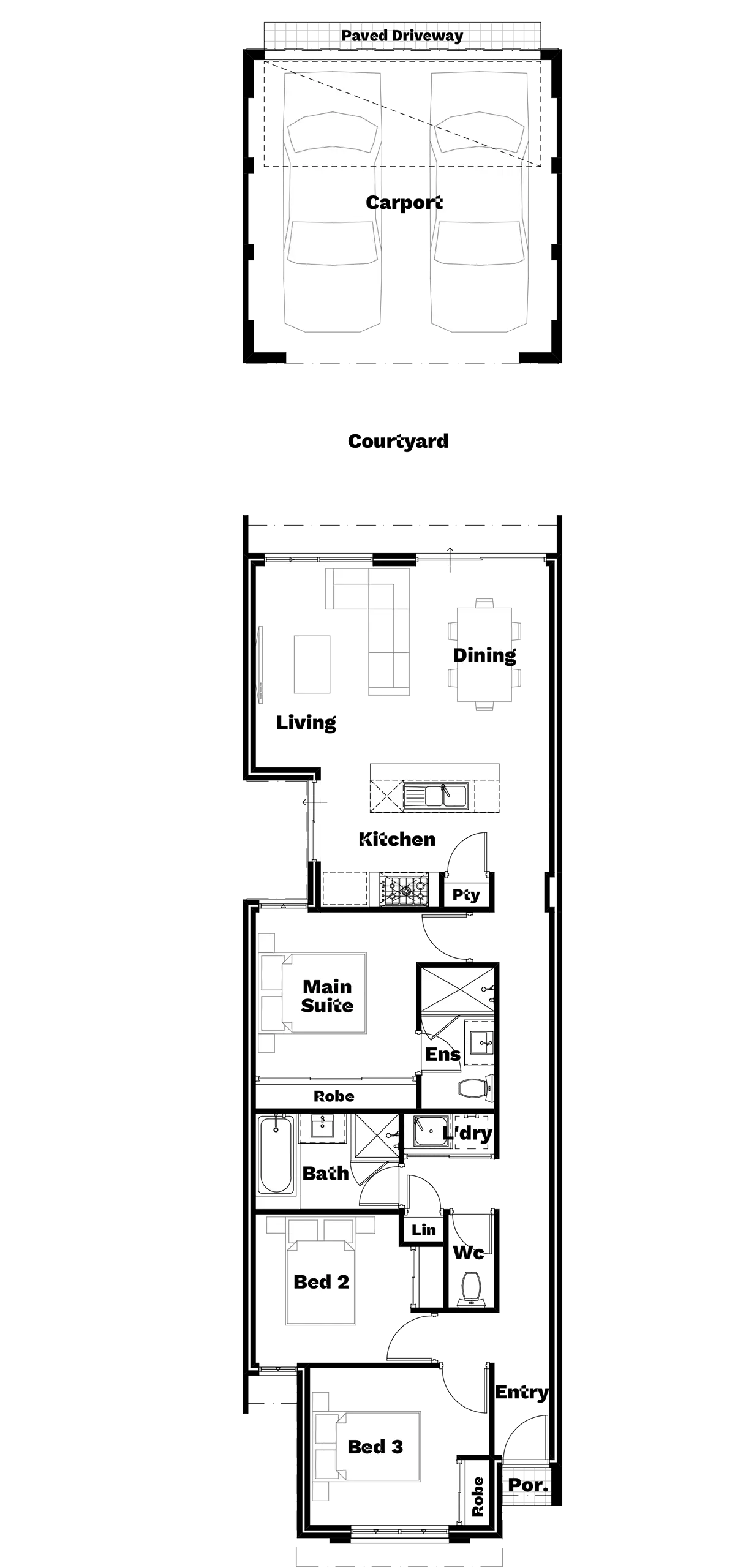 Goals floor plan