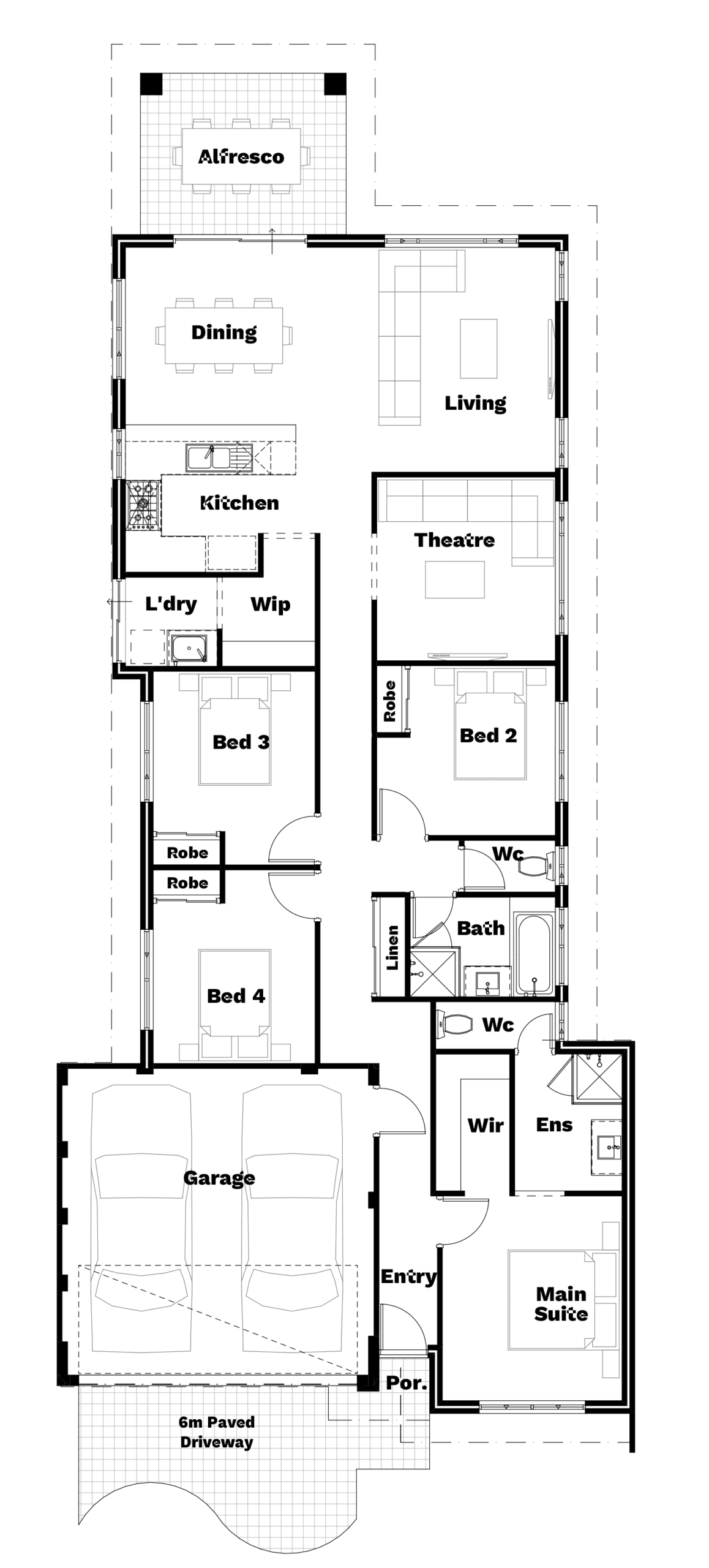 Hightail floor plan