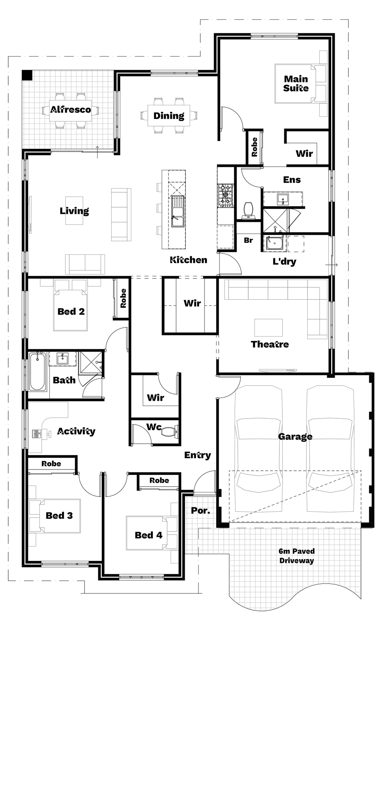 Hustler floor plan