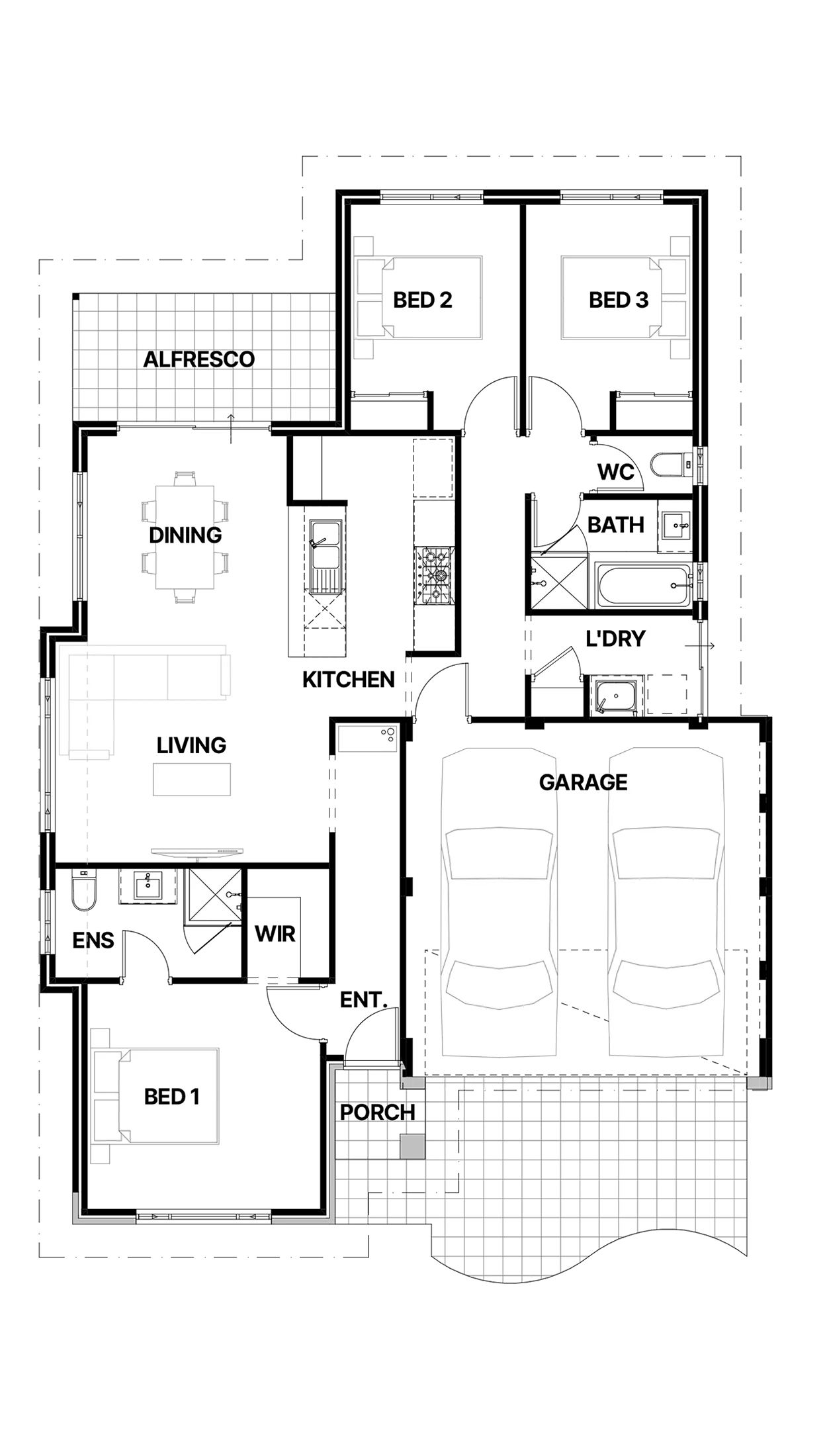 Lively floor plan