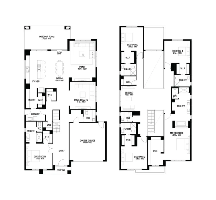Artisan 55 floor plan