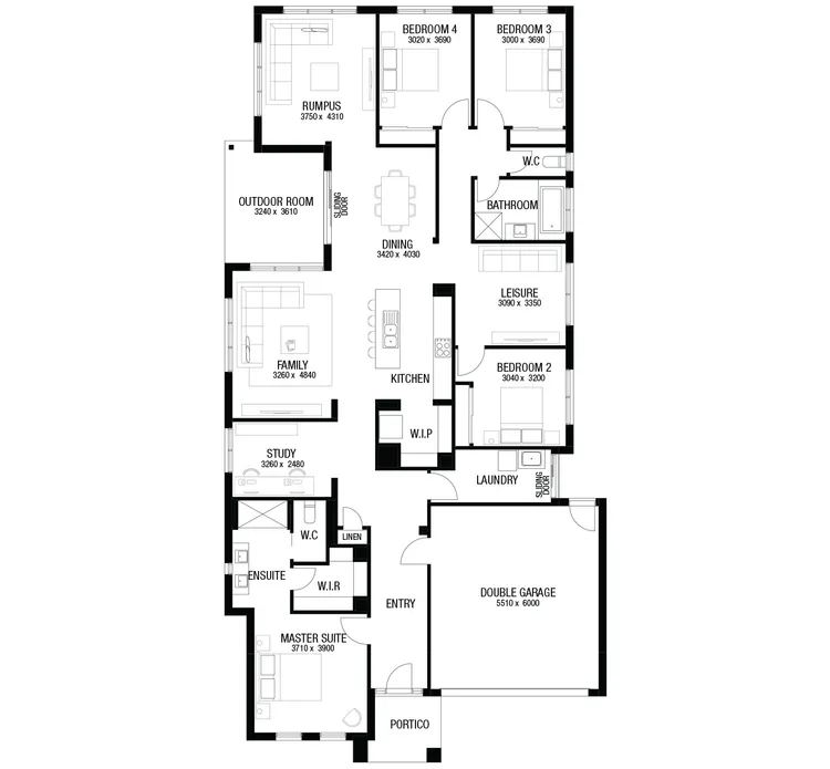 Avanti 29 floor plan