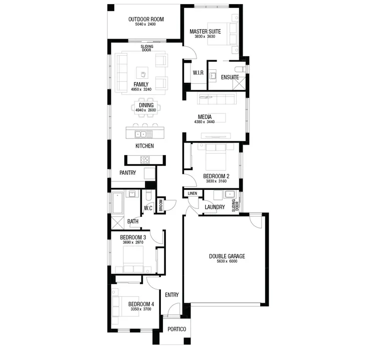 Clara 24 floor plan
