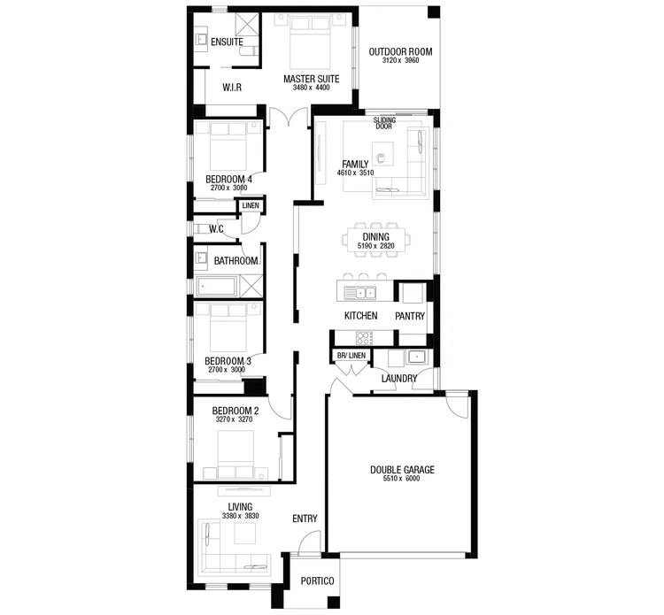 Delta 24MR floor plan