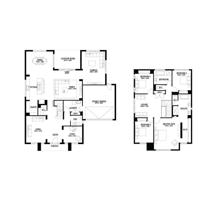 Franklin 42 floor plan