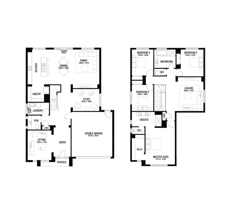 Glendale 34 floor plan