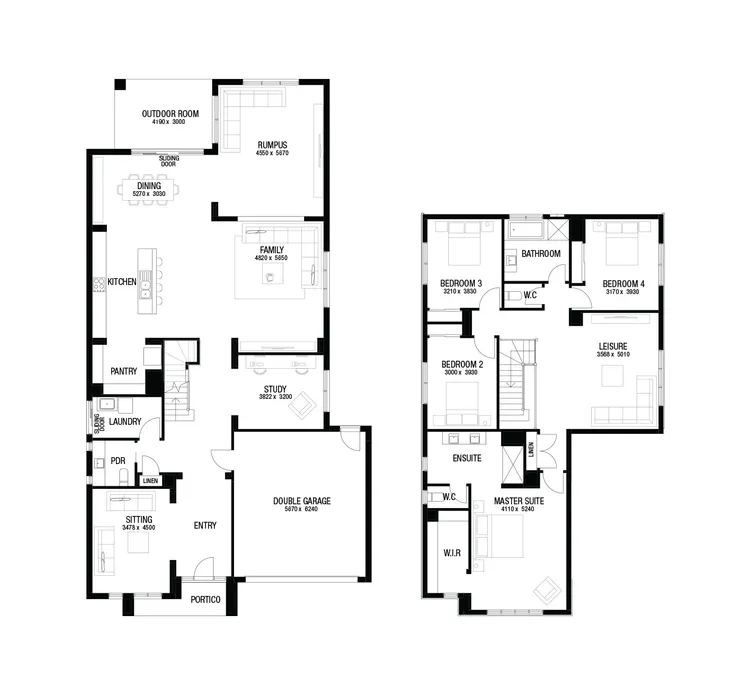 Glendale 42 floor plan