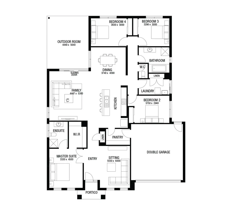 Luna 28 floor plan