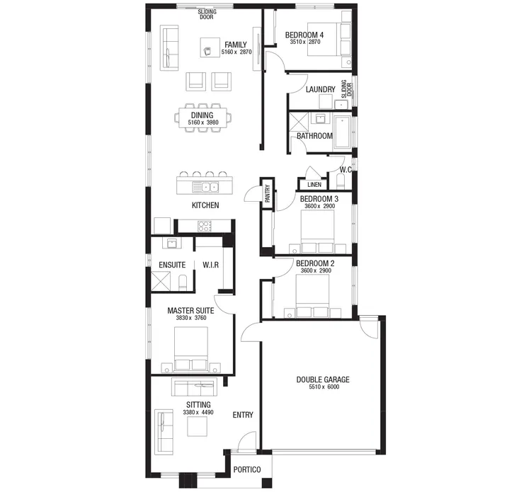 Regan 24 floor plan
